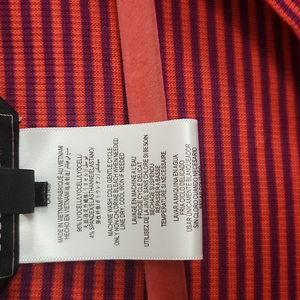 BCBGMAXAZRIA Fitted Striped Tee - Picture 2 of 5